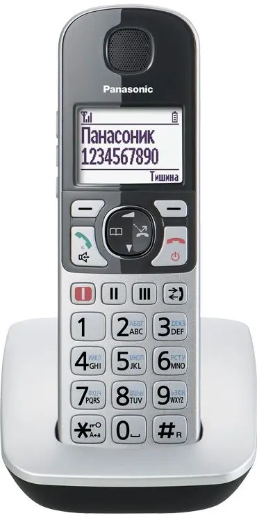 Радиотелефон Panasonic KX-TGE510RUS (Silver)