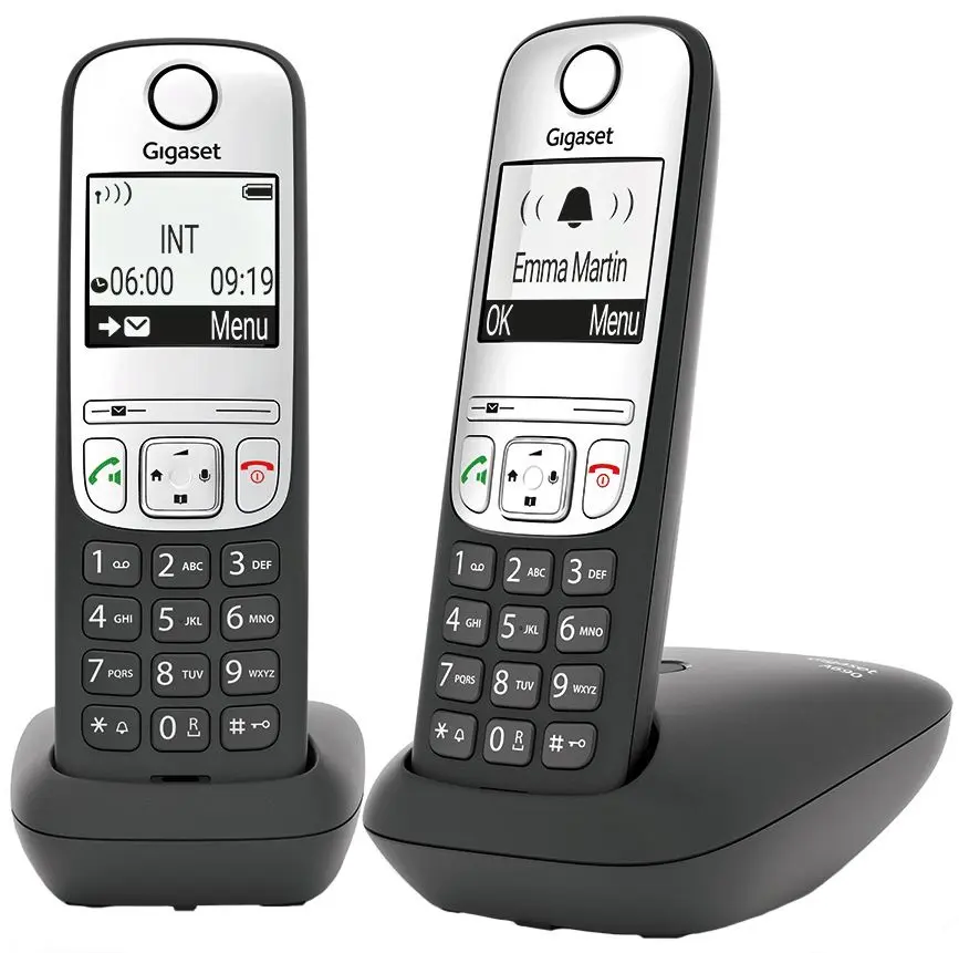 Radiotelefon Gigaset A690 Duo (Black/Silver)