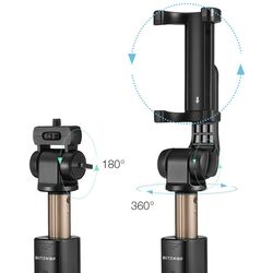 Монопод для селфи BlitzWolf BW-BS3 (Black) Thumb
