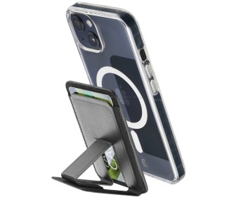 Suport pentru telefon Cellularline Pocket Stand Mag (Black)