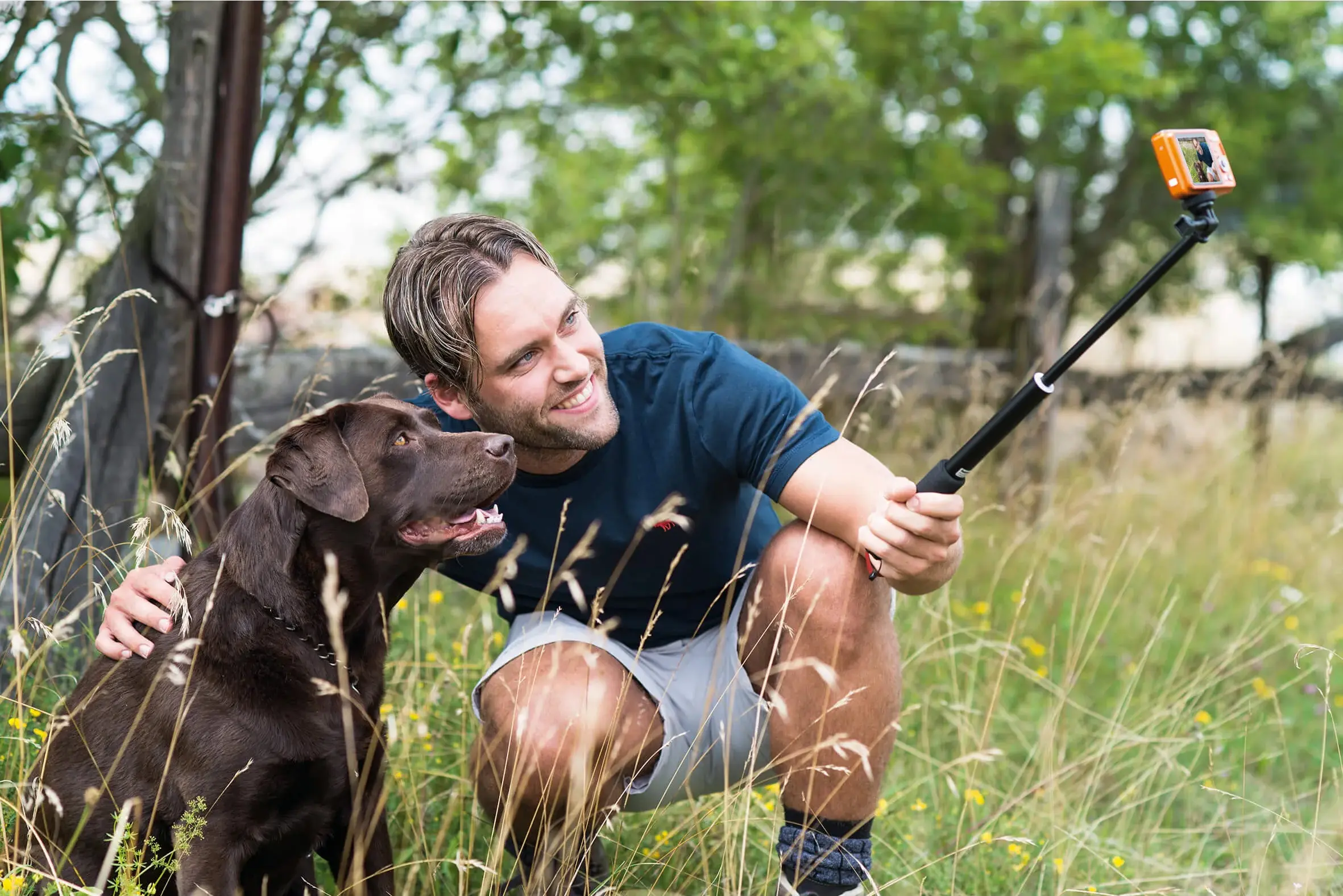 Monopied selfie Hama Selfie 90 (Black)