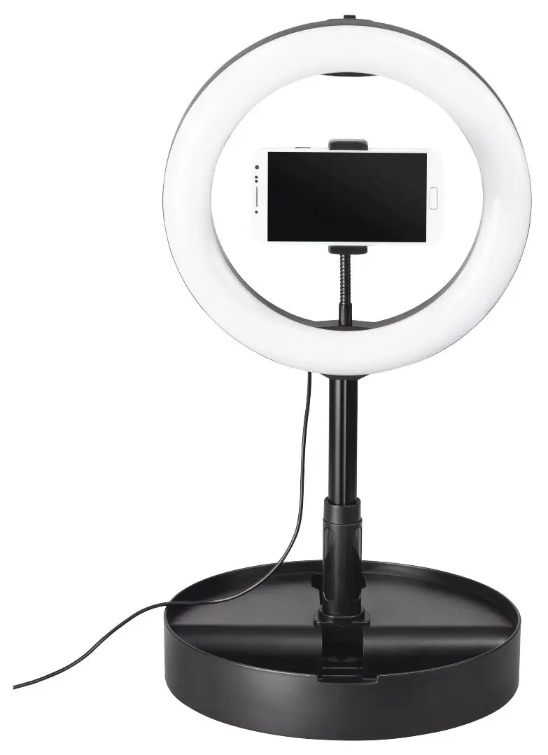 Trepied cu lampa Hama SpotLight FoldUp 102 (Black)