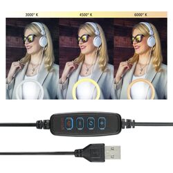 Trepied cu lampa Hama SpotLight FoldUp 102 (Black) Thumb