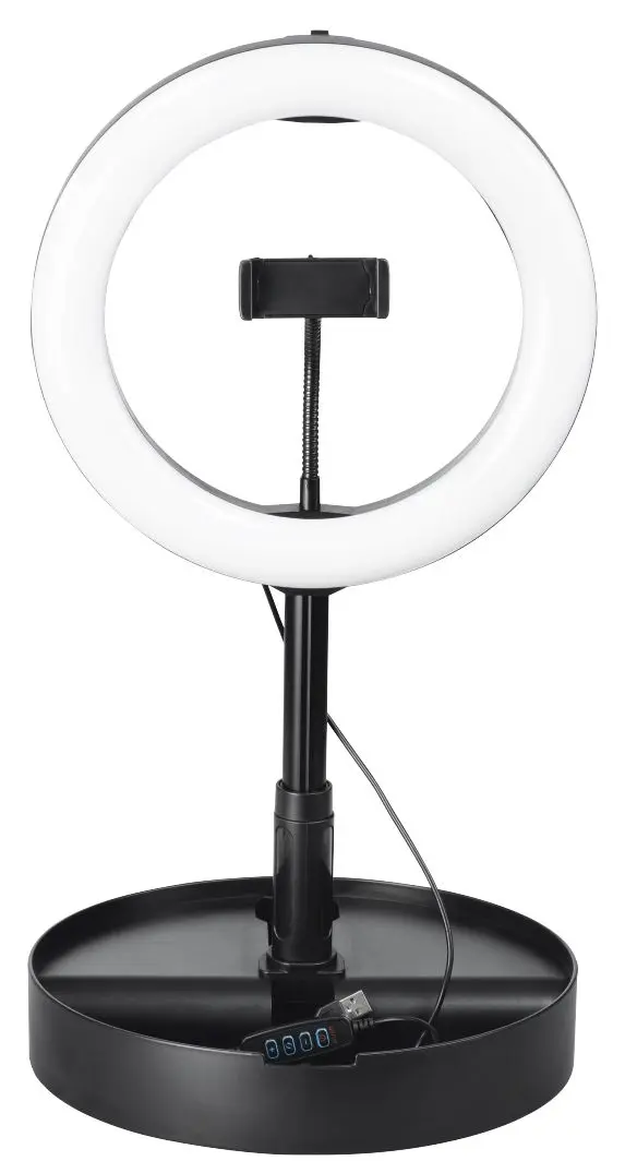Trepied cu lampa Hama SpotLight FoldUp 102 (Black)