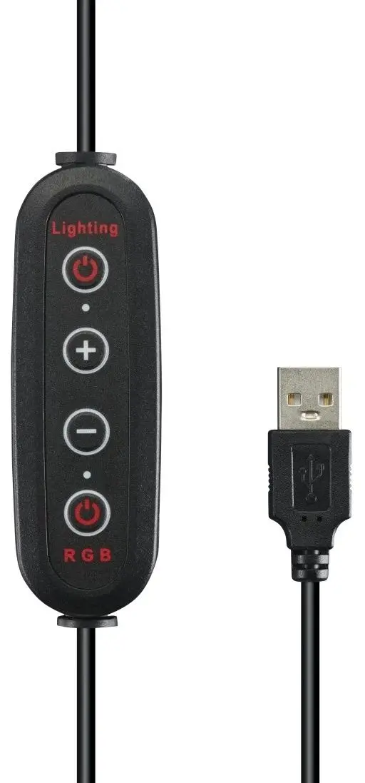 Trepied cu lampa Hama SpotLight FoldUp RGB 102 (Black)