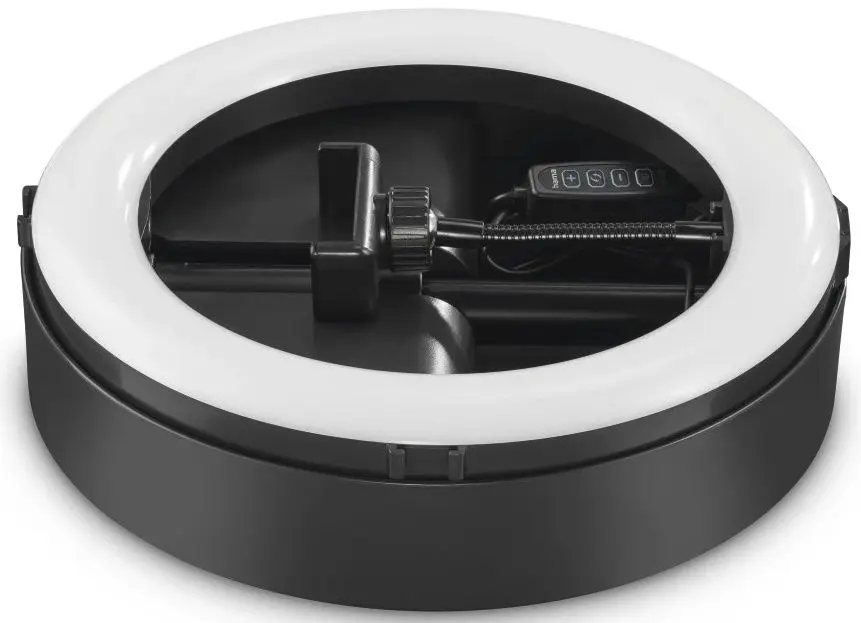 Trepied cu lampa Hama SpotLight FoldUp RGB 102 (Black)