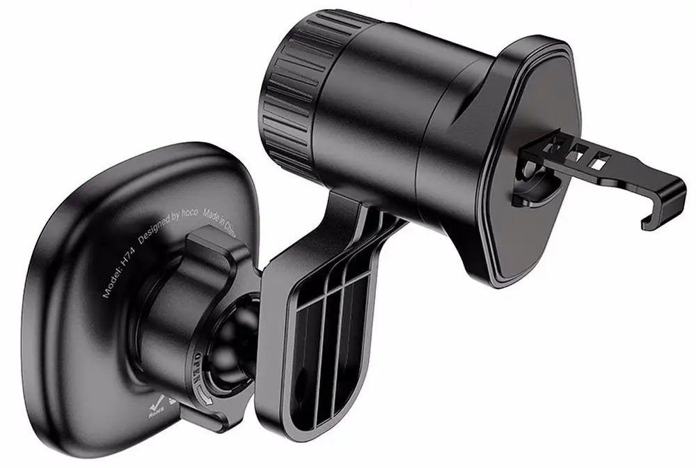 Suport auto pentru telefon Hoco H74 Crown (Metal Grey)