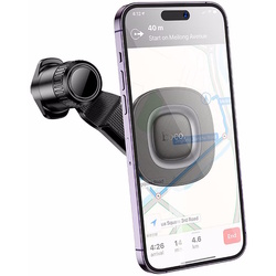 Suport auto pentru telefon Hoco H74 Crown (Metal Grey) Thumb