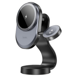 Автомобильный держатель для телефона Hoco HW28 (Black/Gray) Thumb