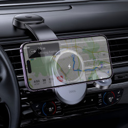 Автомобильный держатель для телефона Hoco HW28 (Black/Gray) Thumb