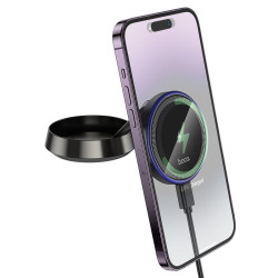 Suport auto pentru telefon Hoco HW33 (Metal Gray) Thumb