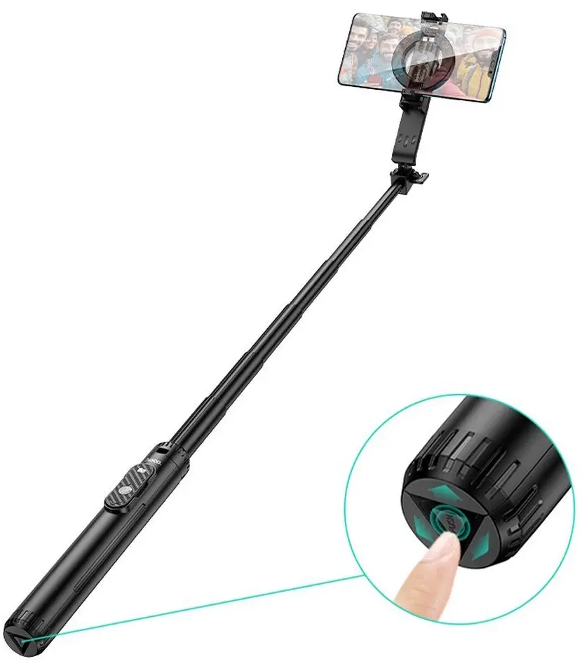 Монопод для селфи Hoco K25 Sherkhan (Black)