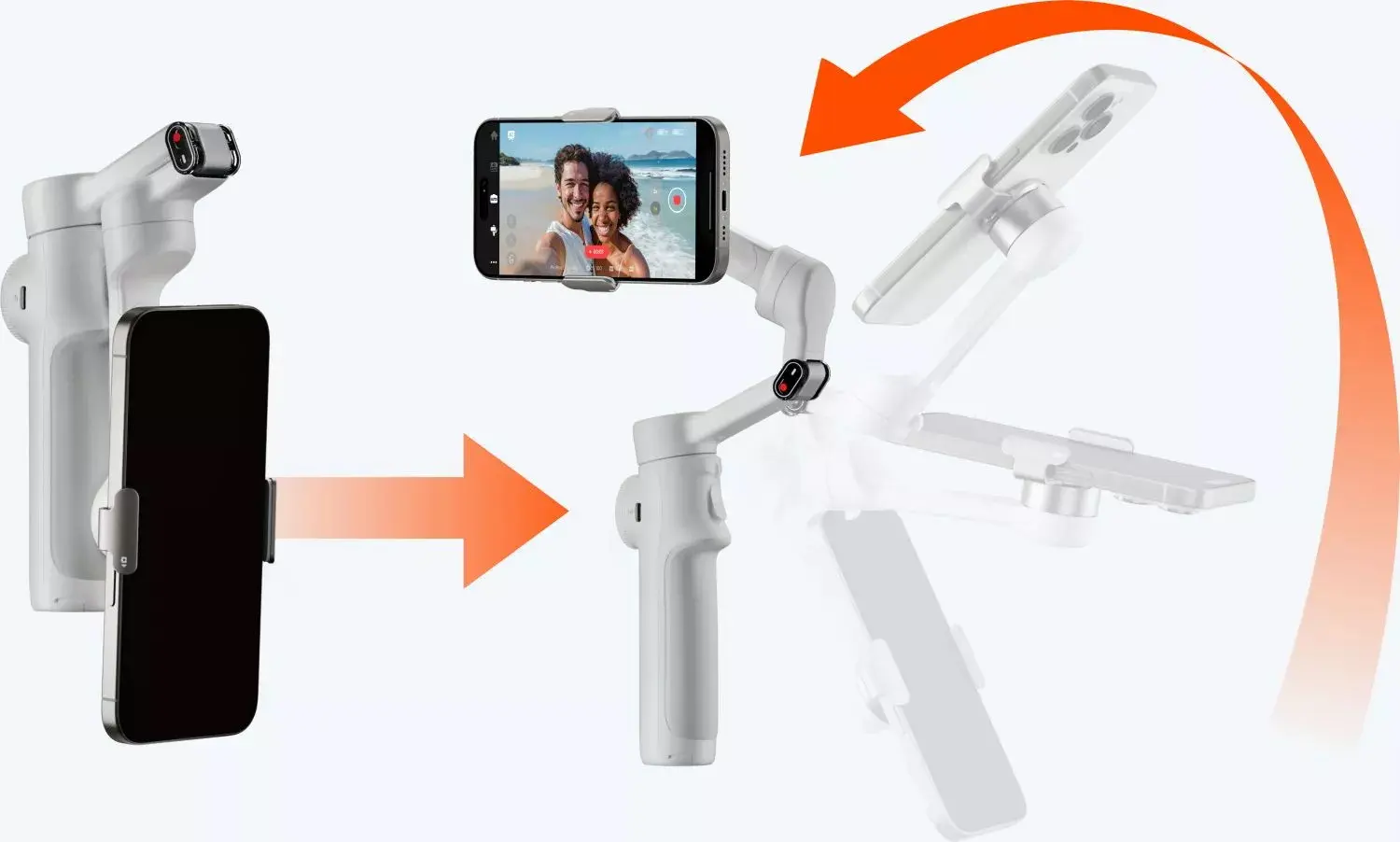 Монопод для селфи Insta360 Flow 2 (Stone Gray)