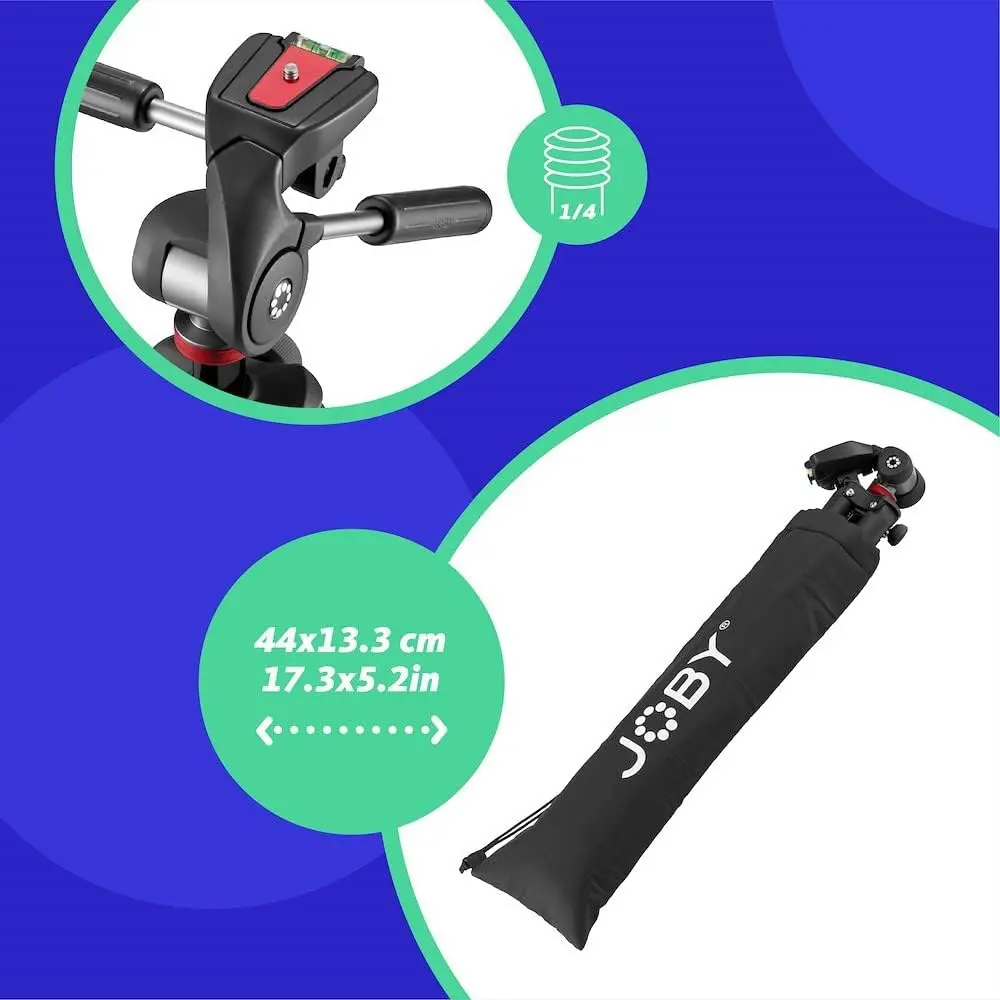 Suport smartfon Joby Compact Action Kit (Black)