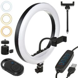 Trepied cu lampa Maclean Energy MCE612B (Black) Thumb