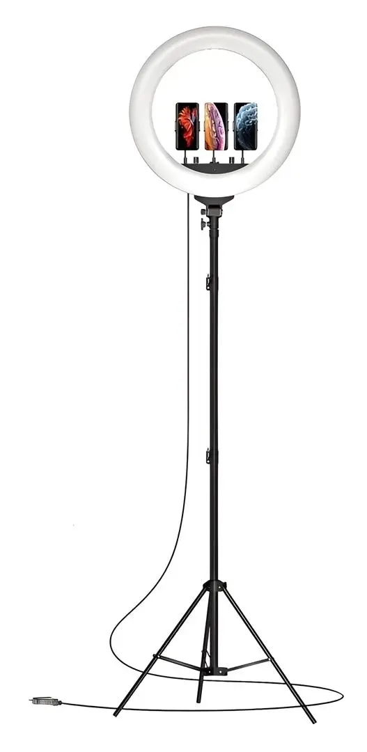 Trepied cu lampa LJJ-45 (Black) - 2