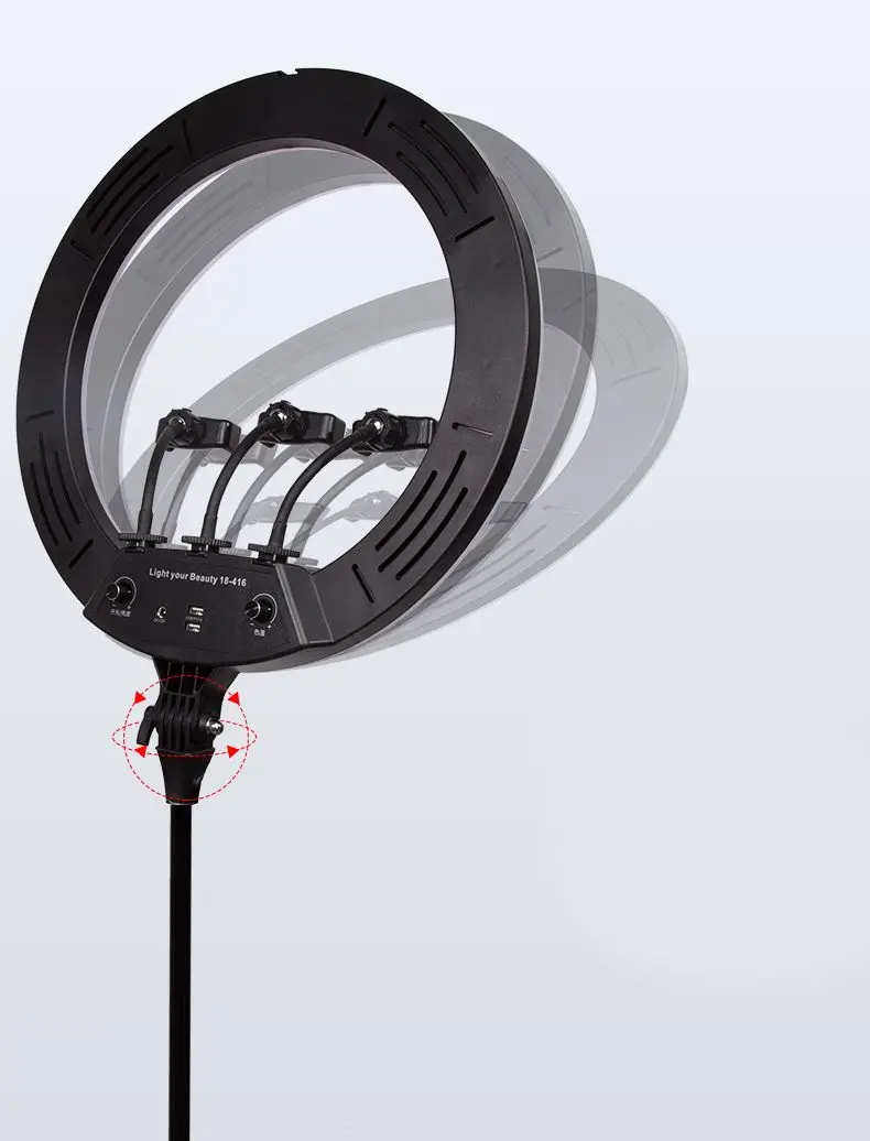 Trepied cu lampa LJJ-45 (Black) - 4