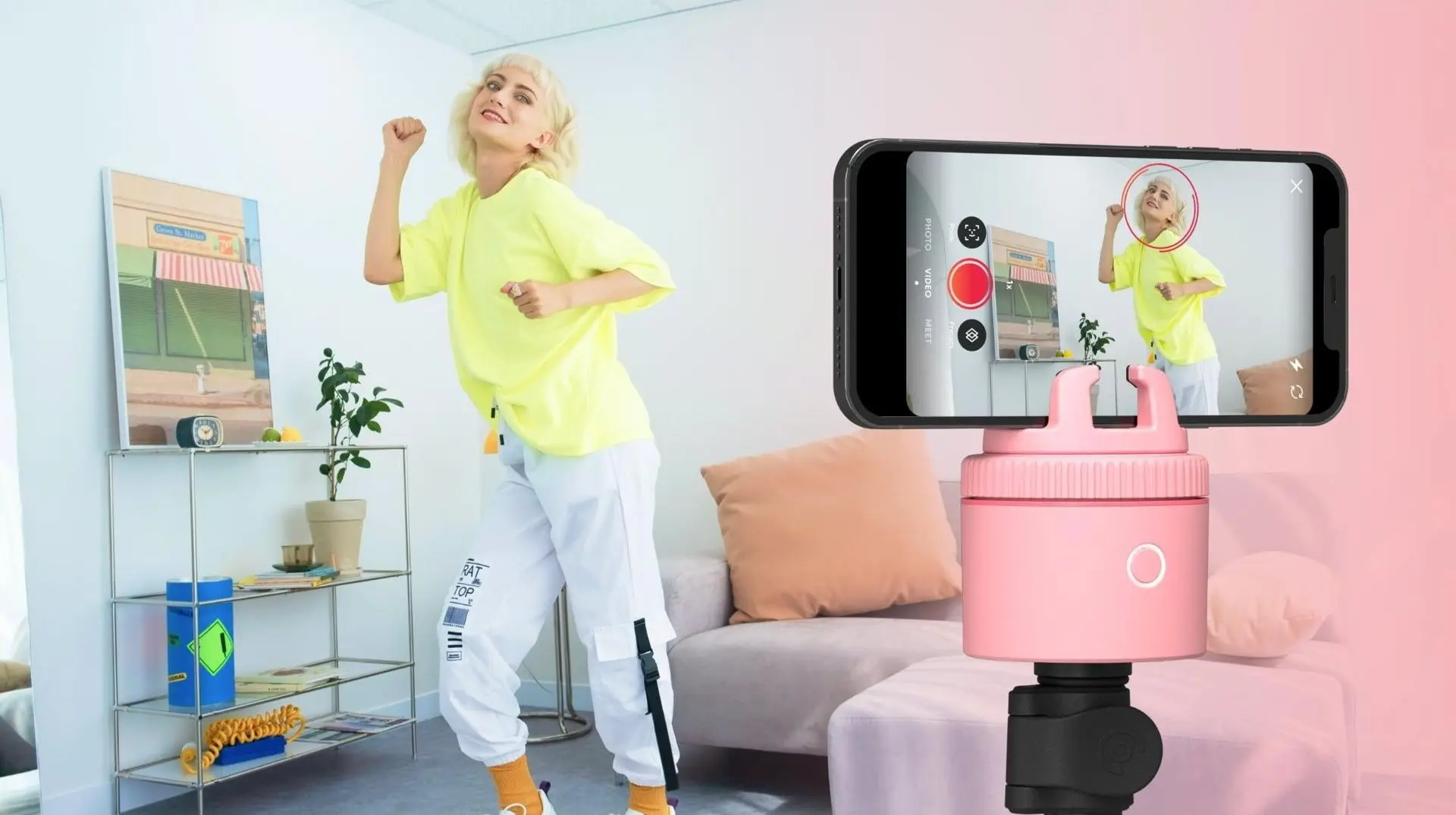 Suport pentru telefon Pivo Pod Lite (Pink)