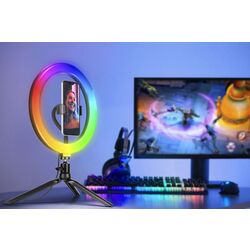 Trepied cu lampa Tracer RGB Ring TRAOSW46807 (Black) Thumb
