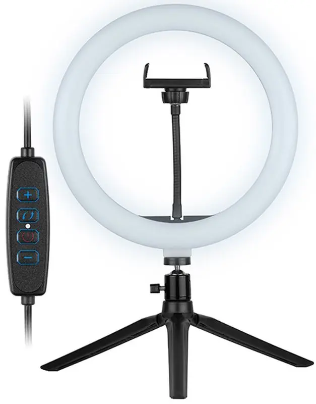 Trepied cu lampa Tracer Ring Lamp 26cm (Black)