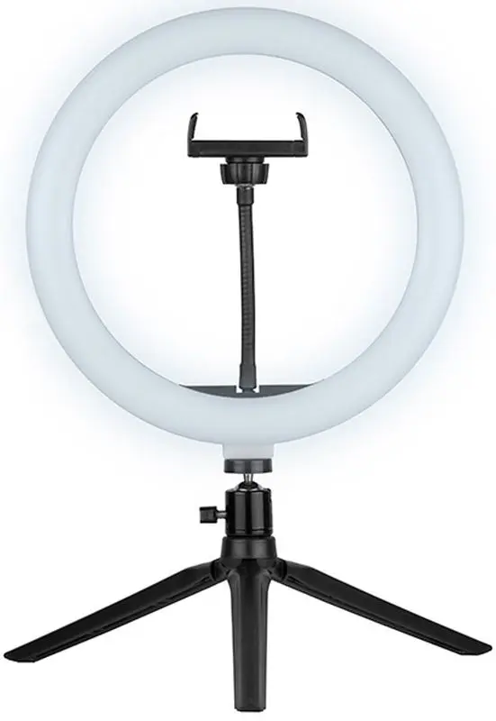 Trepied cu lampa Tracer Ring Lamp 26cm (Black)