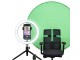 Set trepied cu lampa + ecran verde Trust Maku+ (Black)