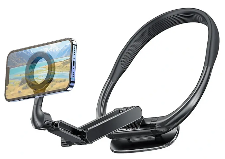 Крепление магнитное на шею Wiwu Wi-CH320 (Black)