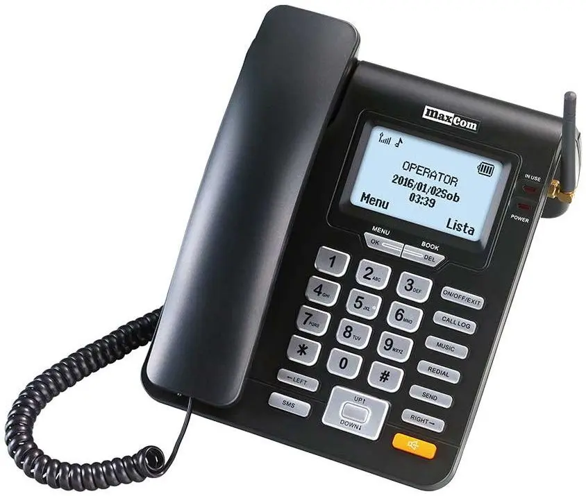 Телефон Maxcom Comfort MM28D (Black)