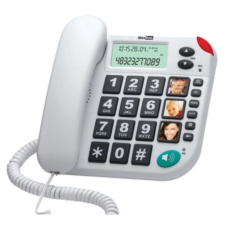 Телефон Maxcom KXT480 (White)