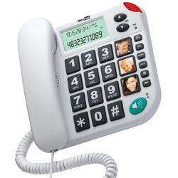 Телефон Maxcom KXT480 (White) Thumb