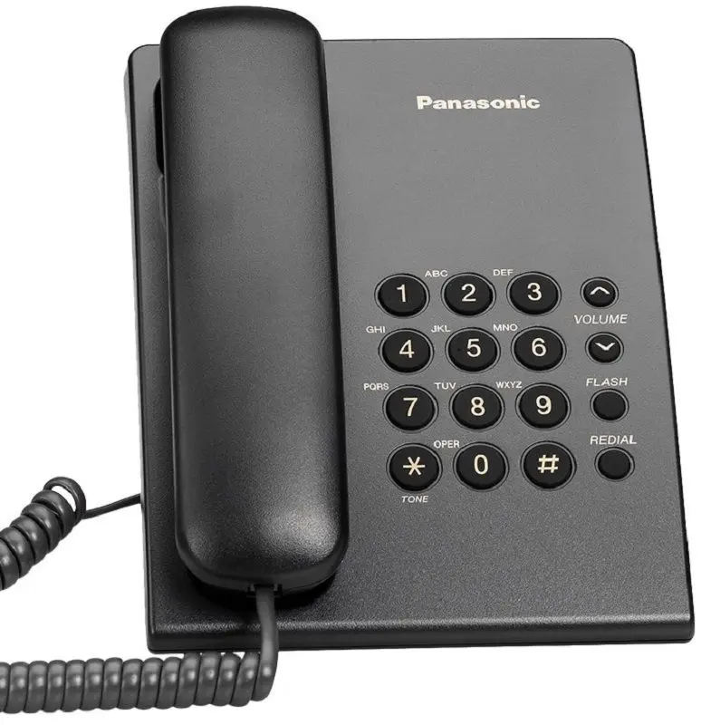 Телефон Panasonic KX-TS500FXB (Black) - 2