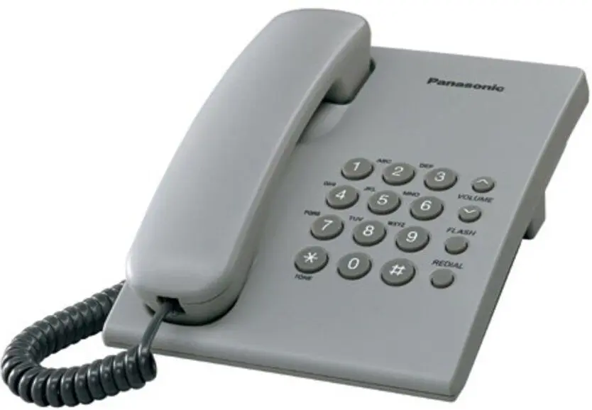 Телефон Panasonic KX-TS500FXH (Gray)