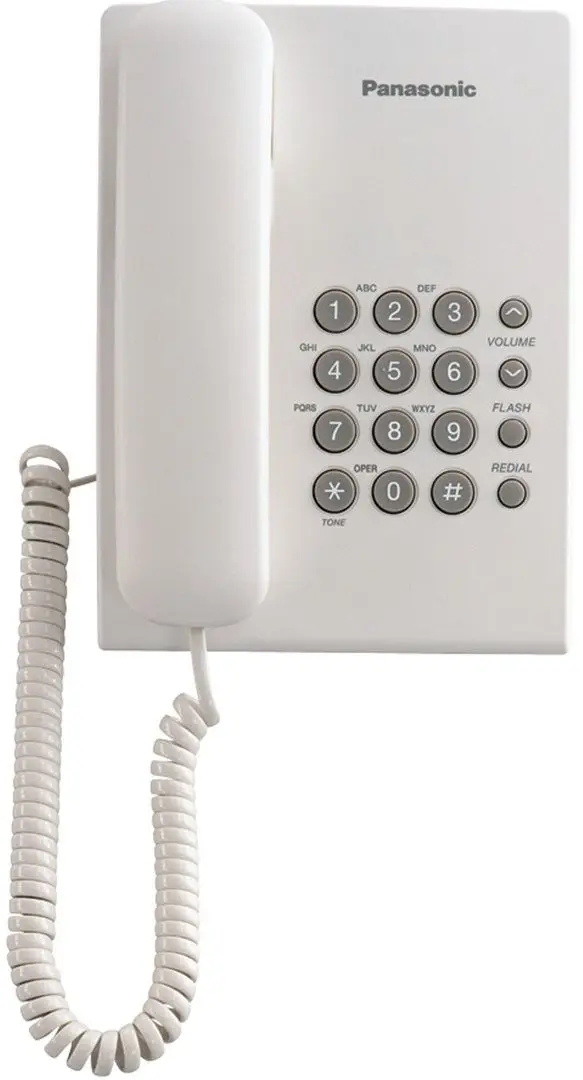 Телефон Panasonic KX-TS500FXW (White) - 2