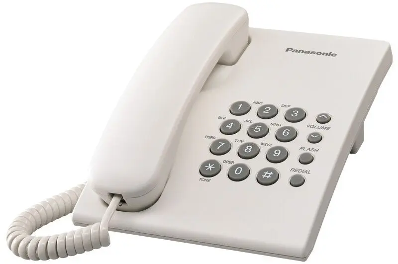 Телефон Panasonic KX-TS500FXW (White)