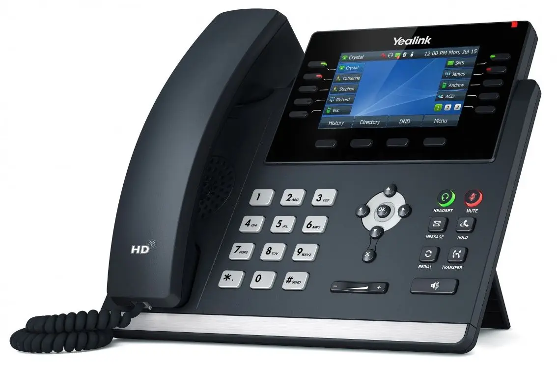 Телефон Yealink SIP-T46U (Black)