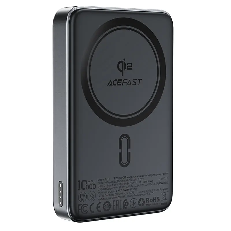 Acumulator extern universal Acefast M11 10000mAh (Black) - 2