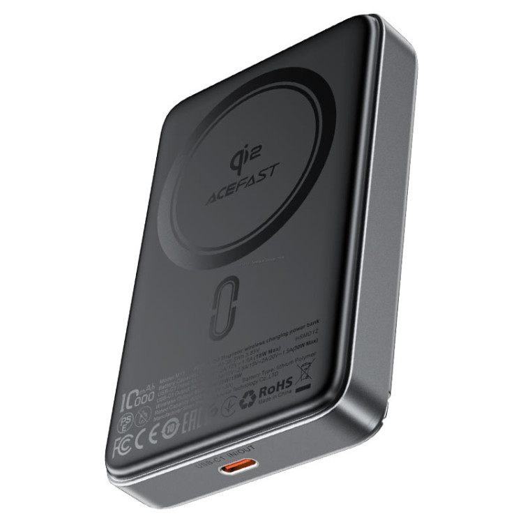 Универсальный внешний аккумулятор Acefast M11 10000mAh (Black)