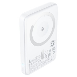Acumulator extern universal Acefast M25 5000mAh (White) Thumb