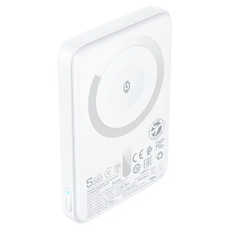 Acumulator extern universal Acefast M25 5000mAh (White) - 2