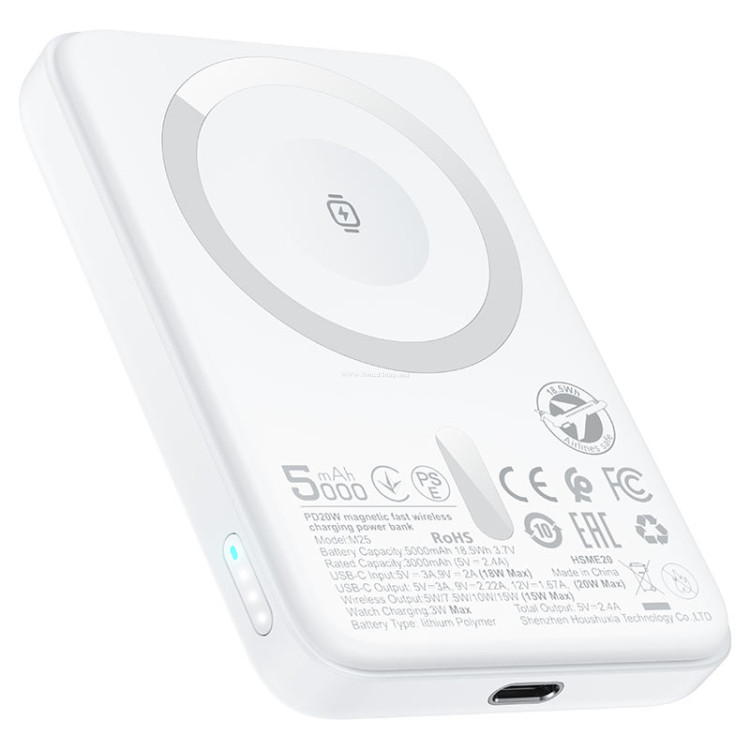 Универсальный внешний аккумулятор Acefast M25 5000mAh (White)