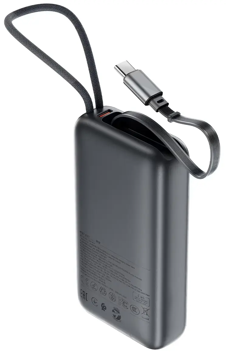 Acumulator extern universal Acefast M32 10000mAh (Metal Grey) - 3