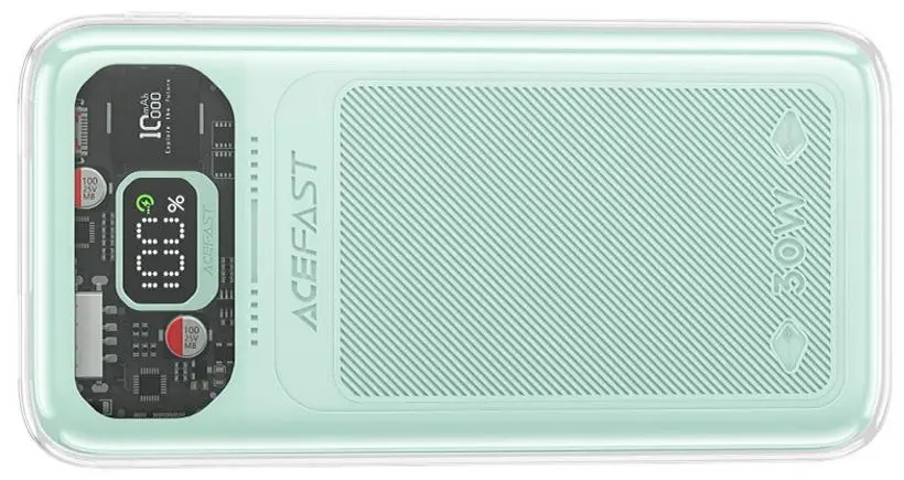 Универсальный внешний аккумулятор Acefast Sparkling M1 10000mAh (Mountain Mist) - 2