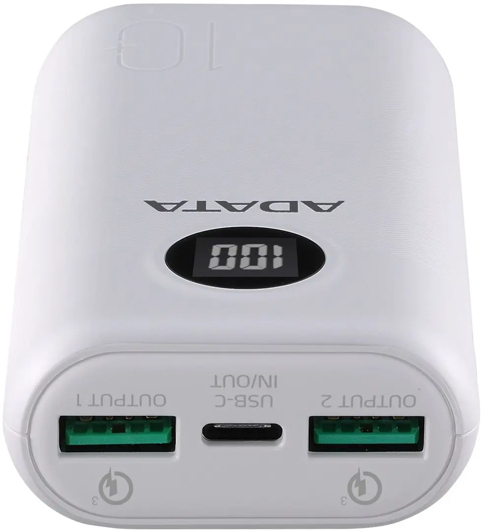 Универсальный внешний аккумулятор Adapa AP10000 (White) - 4
