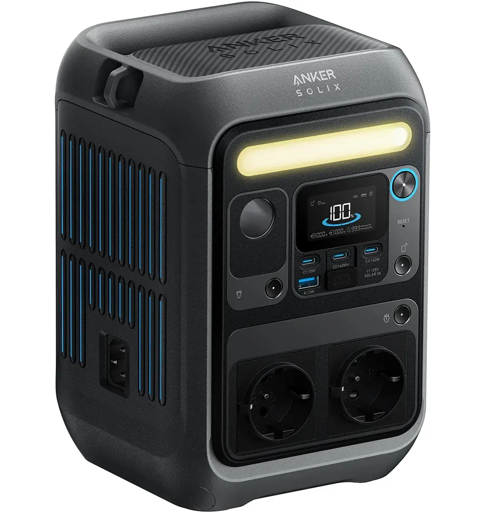 Statie de alimentare electrica portabila Anker Solix C300X AC (Black)