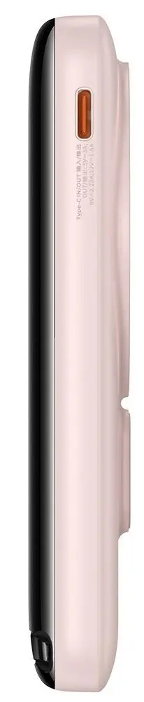 Универсальное зарядное устройство Baseus Magnetic 10000mAh 20W (Pink) - 3