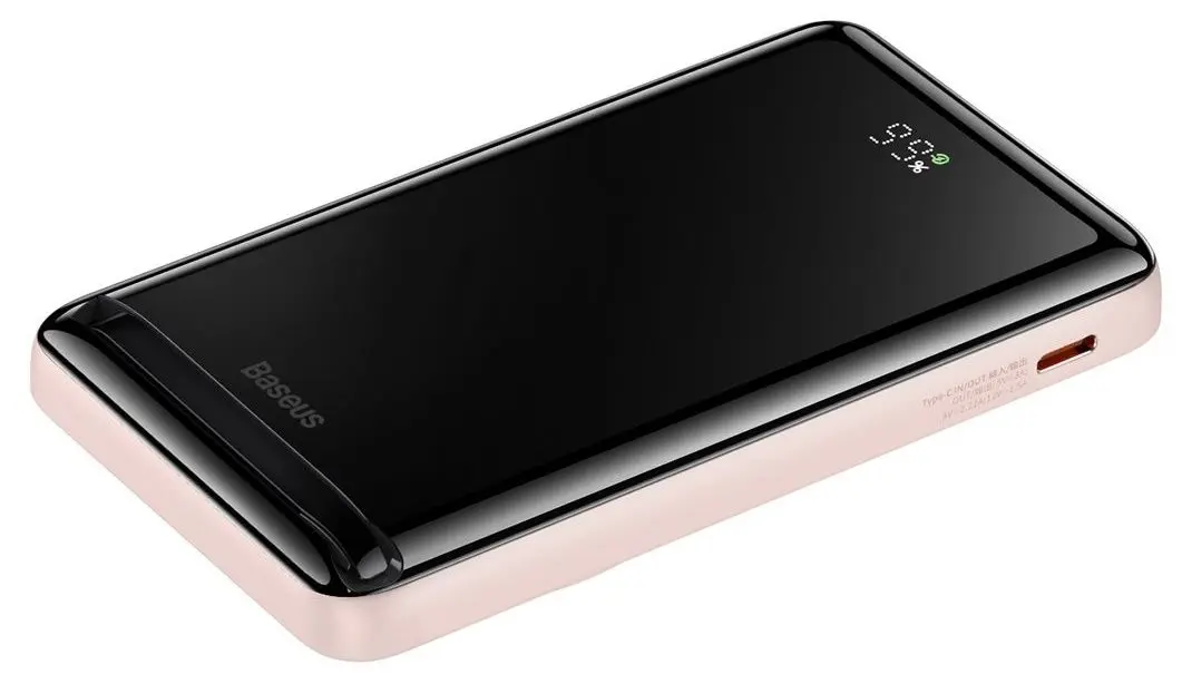 Универсальное зарядное устройство Baseus Magnetic 10000mAh 20W (Pink) - 6
