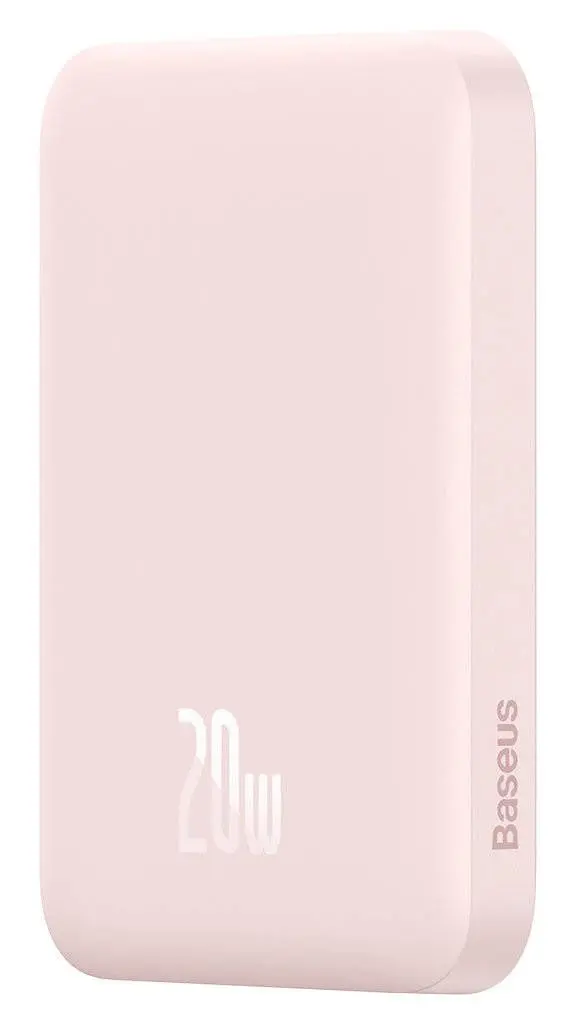 Универсальное зарядное устройство Baseus Magnetic 6000mAh 20W (Pink) - 2