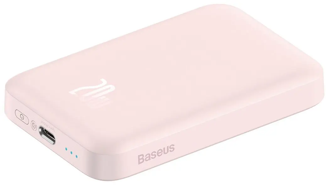 Универсальное зарядное устройство Baseus Magnetic 6000mAh 20W (Pink) - 3
