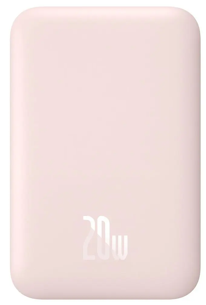 Универсальное зарядное устройство Baseus Magnetic 6000mAh 20W (Pink)