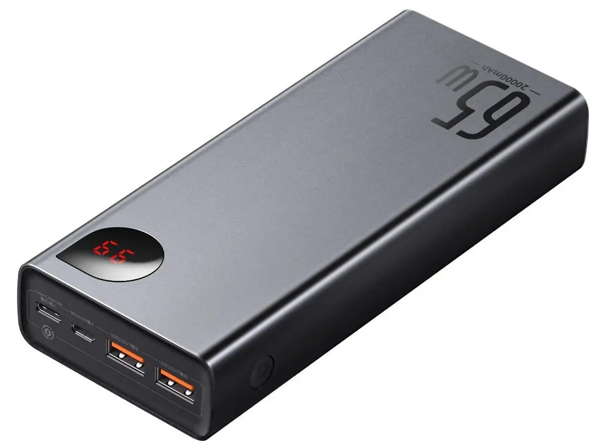 Acumulator extern universal Baseus Adaman 65W 20000mAh (Black)